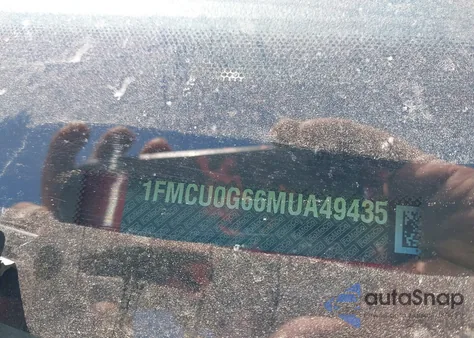 2021 Ford Escape Se from USA, damaged, VIN 1FMCU0G66MUA49435